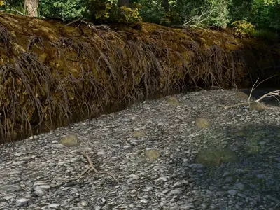 Stream Path 3D model