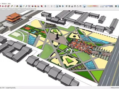 Sketchup Park 202 3D model