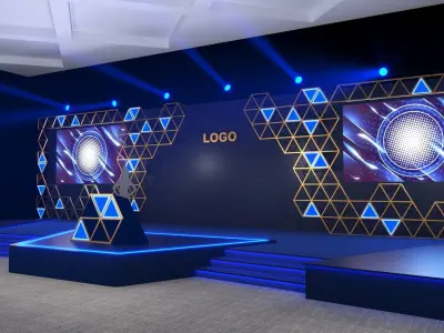 Stage Design 3D model