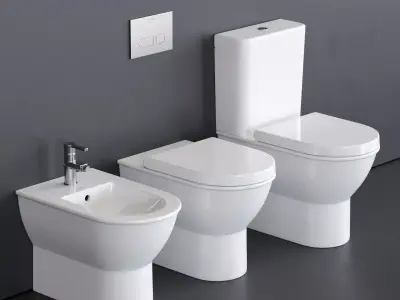 Duravit Darling New WC Low-poly 3D model