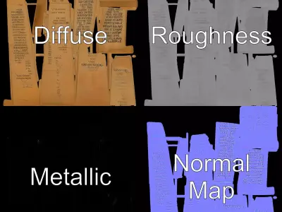 Ancient Stone Obelisk model pack Low-poly 3D model