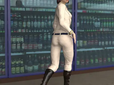 Colonial Warrior for La Femme 2 for Poser 3D model