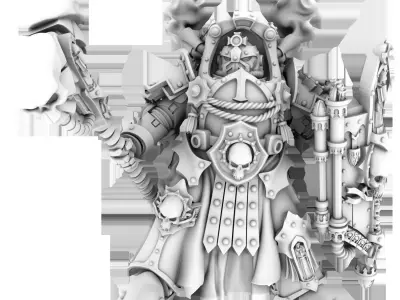 HeresyLab  Hades Legion 5 models Conquestor Royal Guard 2 3D print model