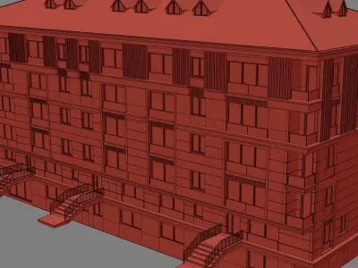 Apartment Model Modern Classic 3D model