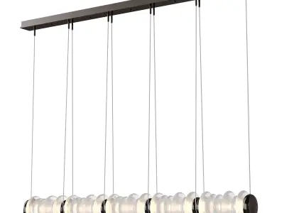 Cairn Linear LED Pendant light 3D model