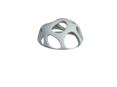 SciFi Cube Object No 56636 Low Poly Shape Low-poly 3D model