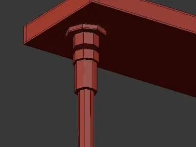 RAVELLE LINEAR CHANDELIER 3D model