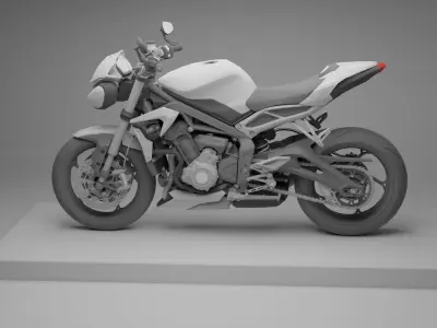 2021 TRIUMPH STREET TRIPLE RS 3D model