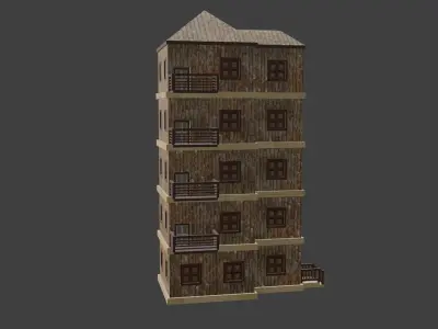 House Model 96 Low-poly 3D model