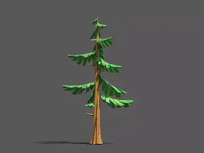 tree01 pine tree 3D model