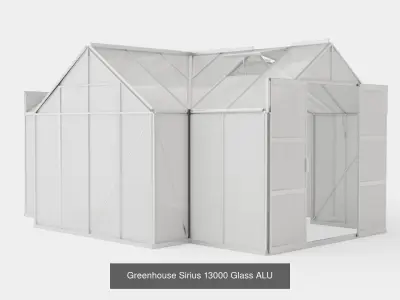 Collection of Greenhouse Sirius - 3 Models 3D Model Pack