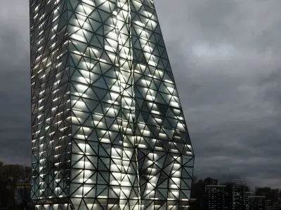 skyscraper design  3D model