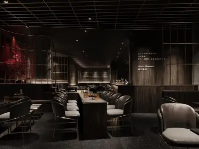 night club  interior 3D model