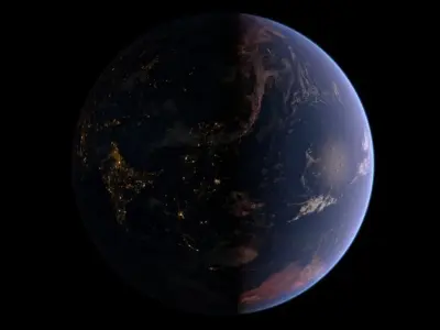 32K Ultra Realistic Earth 3D model
