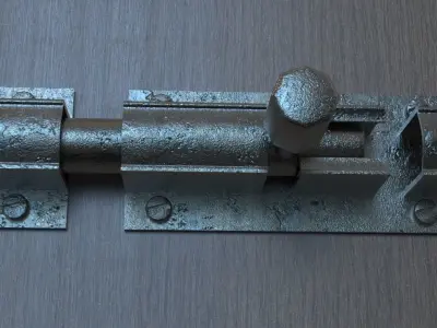 Simple Lock 3D Model Low-poly 3D model