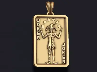 Joker pendant light 3D print model