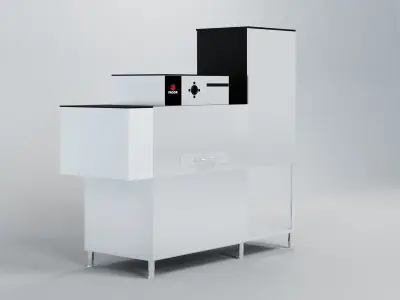 Fagor Conveyor dishwasher FI-200 3D model