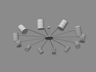 Candelier Modern 3D model