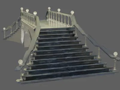 Stone bridge or porch 3D model