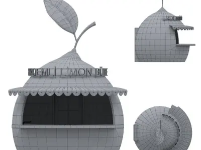 LiMON STAND Low-poly 3D model