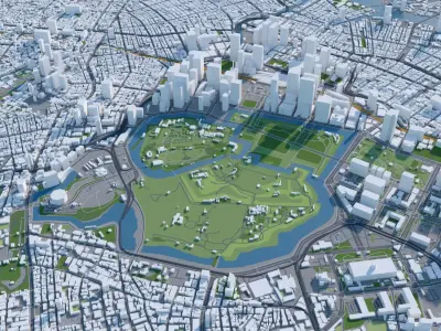 Tokyo City Japan 3D 3D model