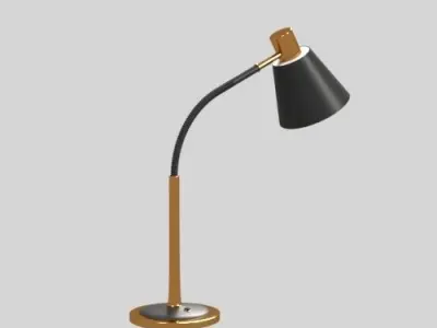 Desk lamp 3D model 7