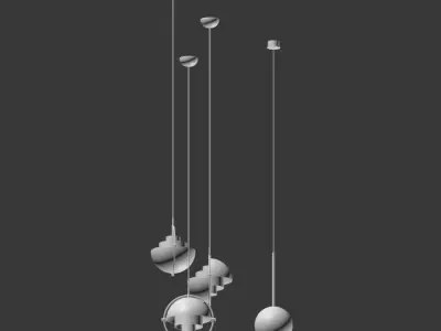 Ceiling Light Collection 3D model