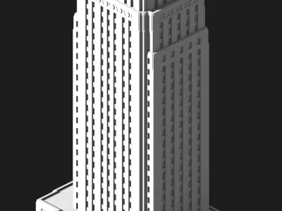 Kansas City City Hall 3D print model