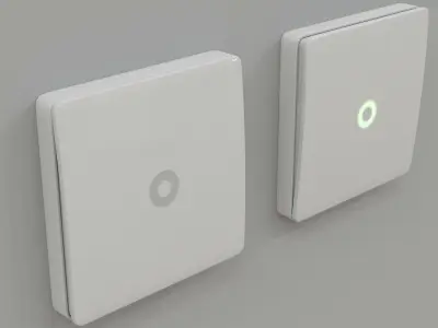 Wall Switch Free 3D model