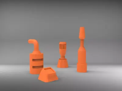 scifi kitbash project 1 3D print model