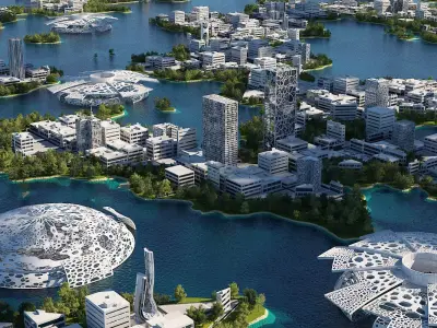 Future City A 8 3D model