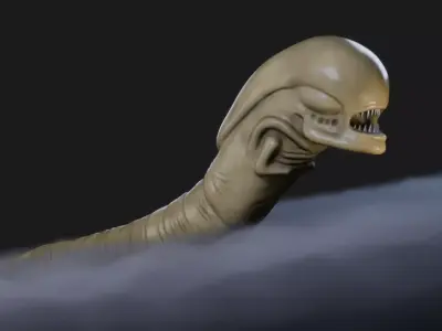 Chestburster Low-poly 3D model