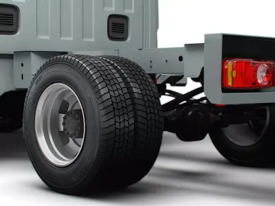 Renault Master DoubleCab L2 Chassis 2025 3D model