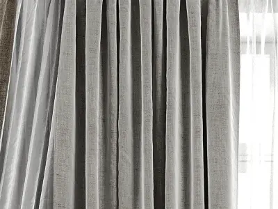 Curtain Set 507C 3D model