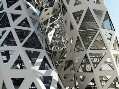 Futuristic Skyscraper 6 3D model