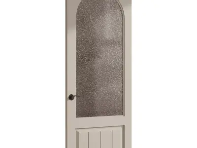 Interior door 13 Low-poly 3D model