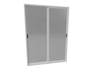 Sliding door window 3D model