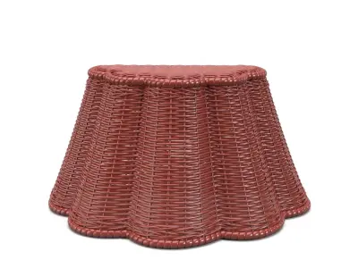 Scallop Downlight in Rhubarb Rattan PBR 3D model