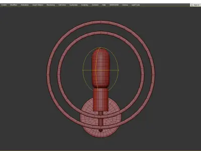 DAVOS WALL Low-poly 3D model