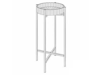 Cueto End Table 3D model