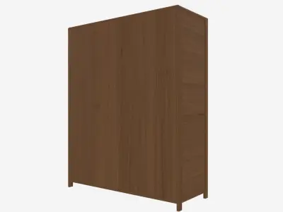 Wardrobe 3 Door Ercol Bosco 3D model