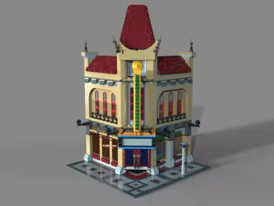 Lego cinema 3D model