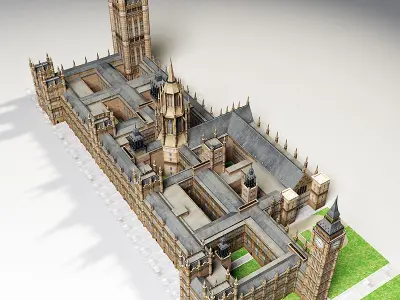 Palace of Westminster 3D model