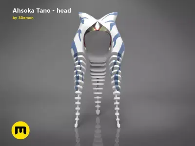 Ahsoka Tano head 3D print model