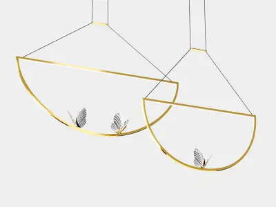 Lampatron Babetta Duo pendant lamp 3D model