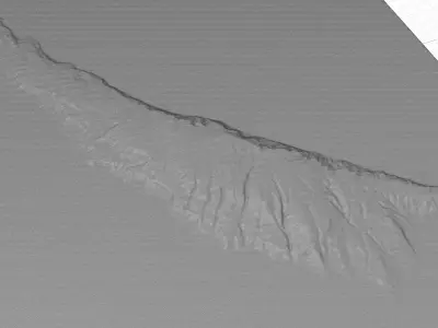 San Clemente island full 3D model terrain 3D model