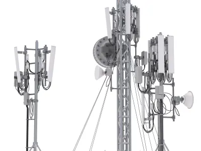 Cell Phone Towers 3D model