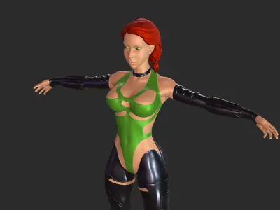 Urban Dryad High-Poly 3D model