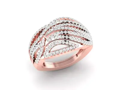 Women Ring  Render 3dm STL OBJ FBX Details 3D print model 228