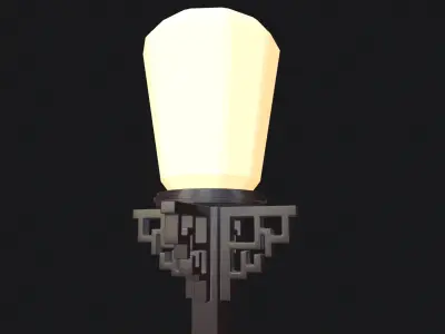 chinese style standing light Free 3D model